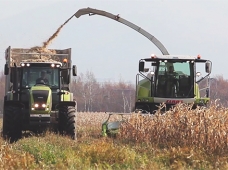 Техника CLAAS на полях Сахалина